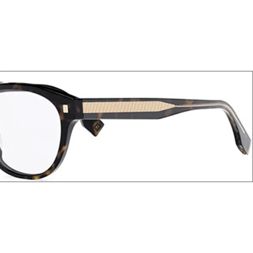 NWT Fendi FE50029I-052-51 Havana 51mm Eyeglasses